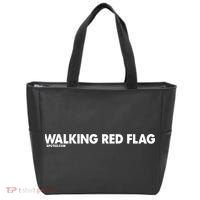Walking Red Flag Dpcted Tote Bag thumb 0