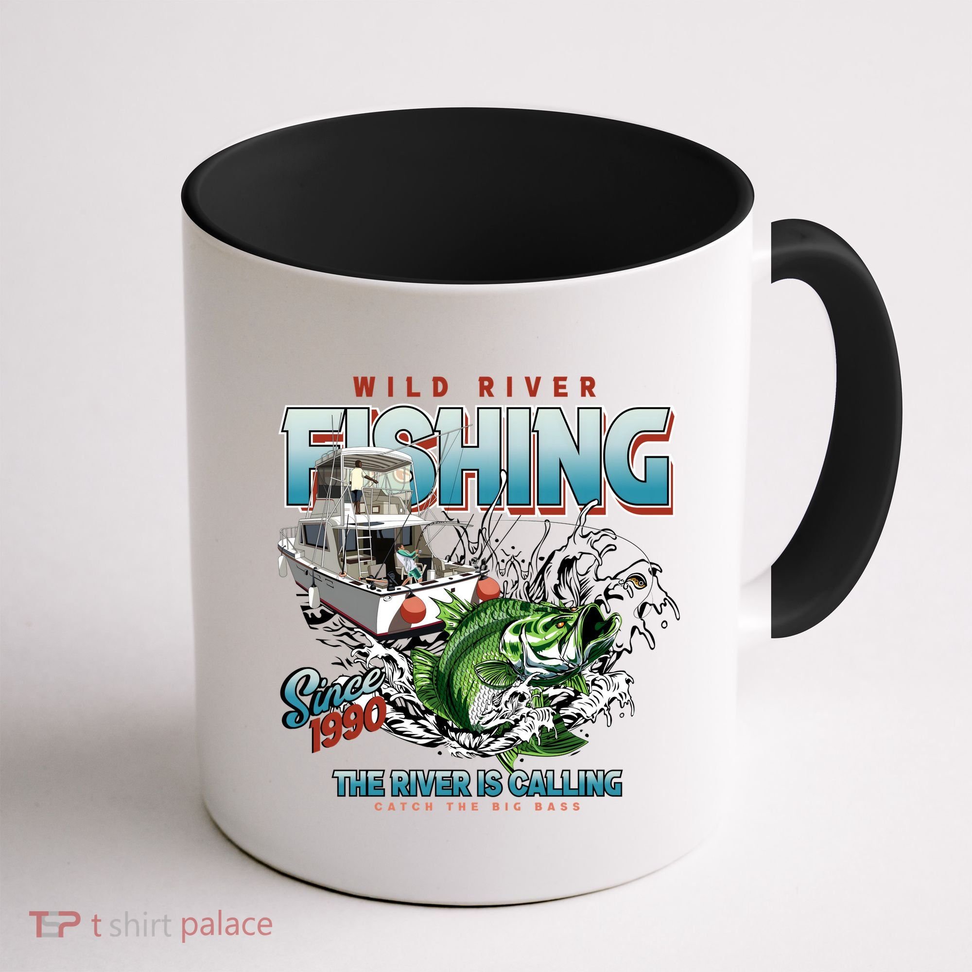 Wild River Fishing Bass Coffee Mug