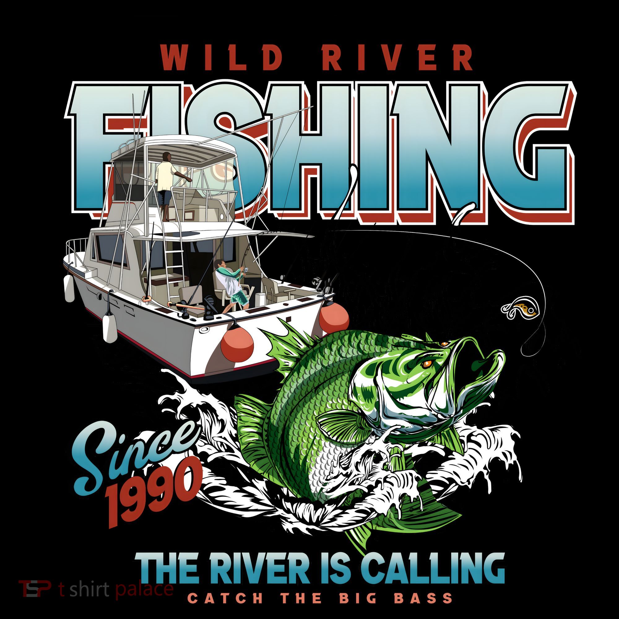 Wild River Fishing Bass Coffee Mug
