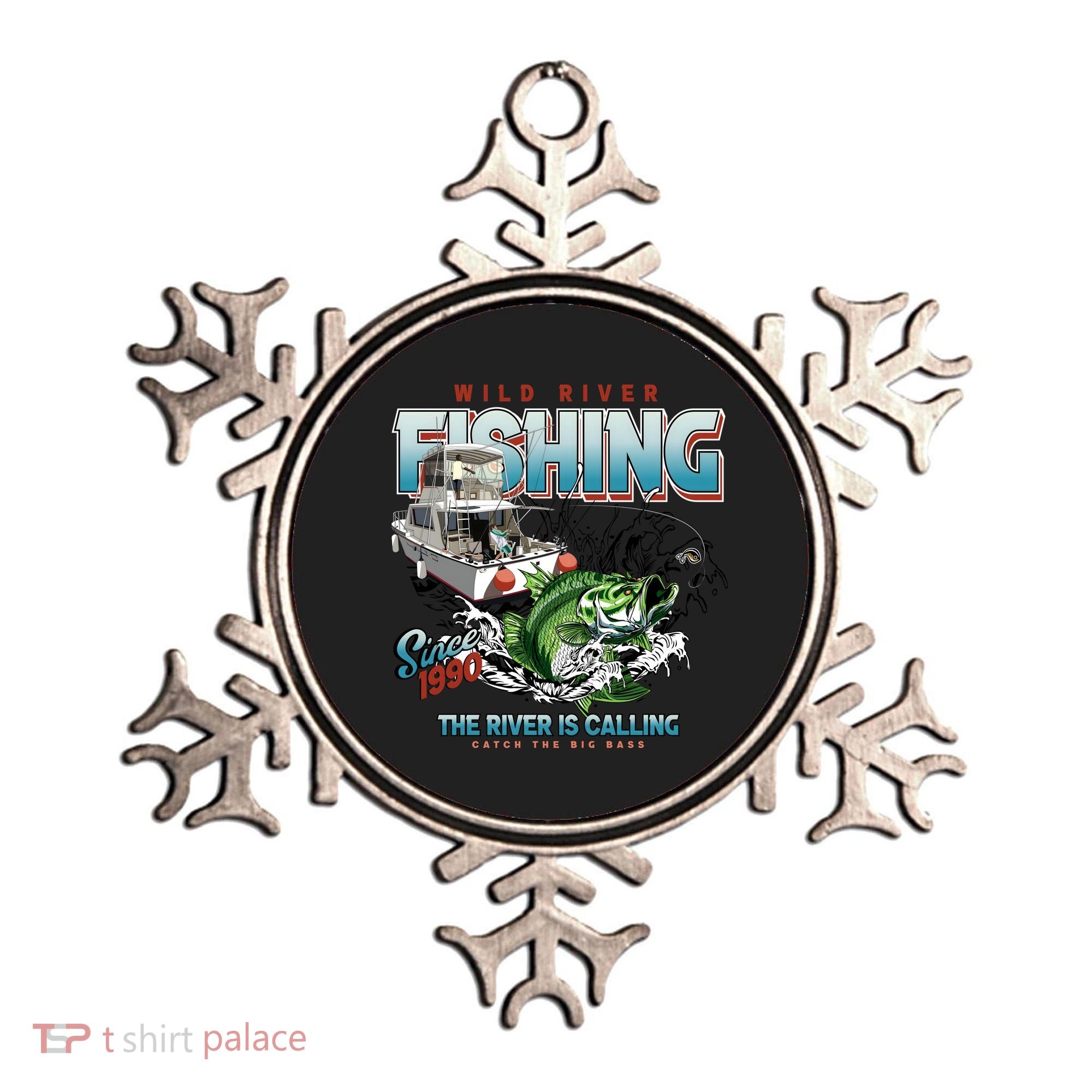 Wild River Fishing Bass Ornament