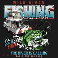 Wild River Fishing Bass Ornament thumb 1
