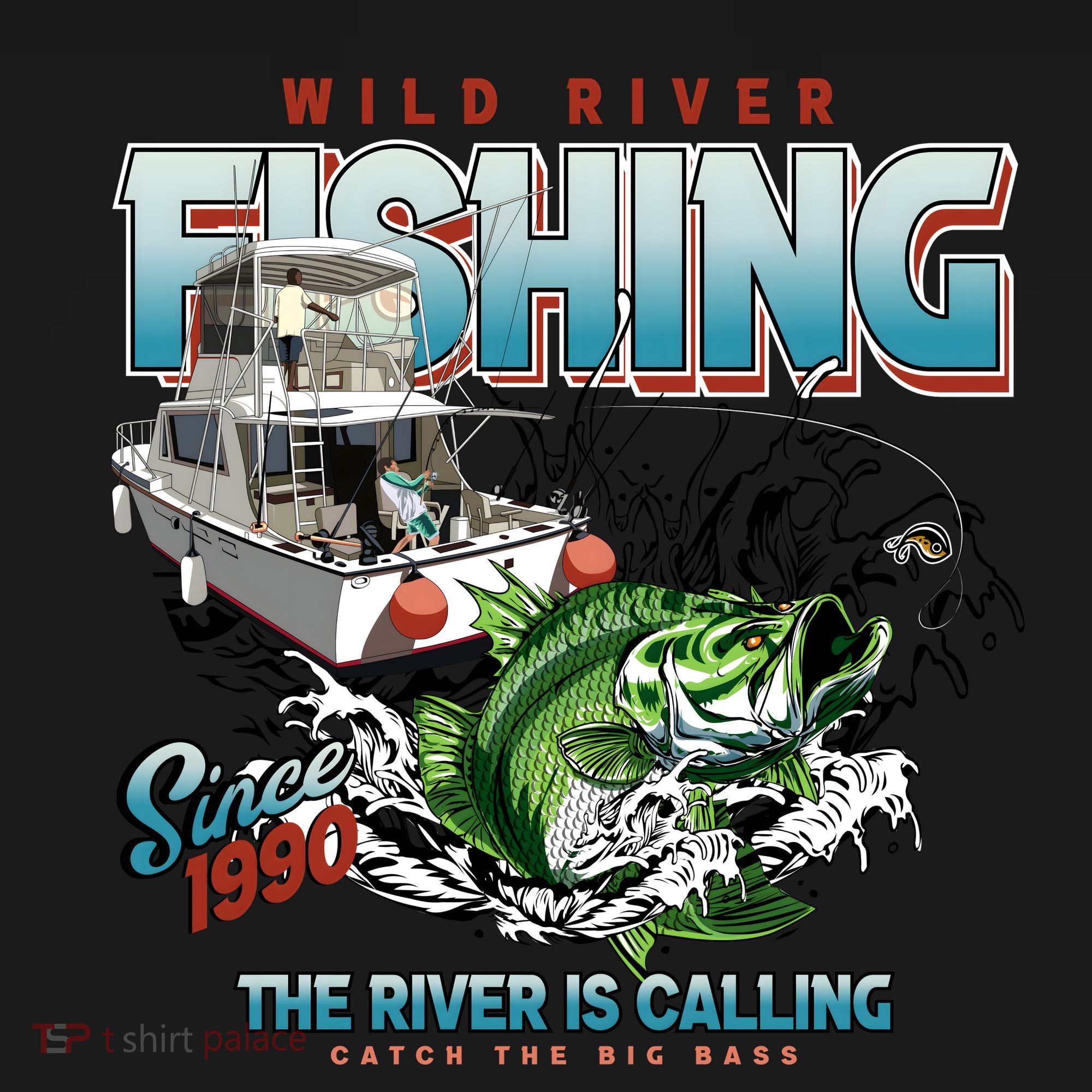 Wild River Fishing Bass Ornament