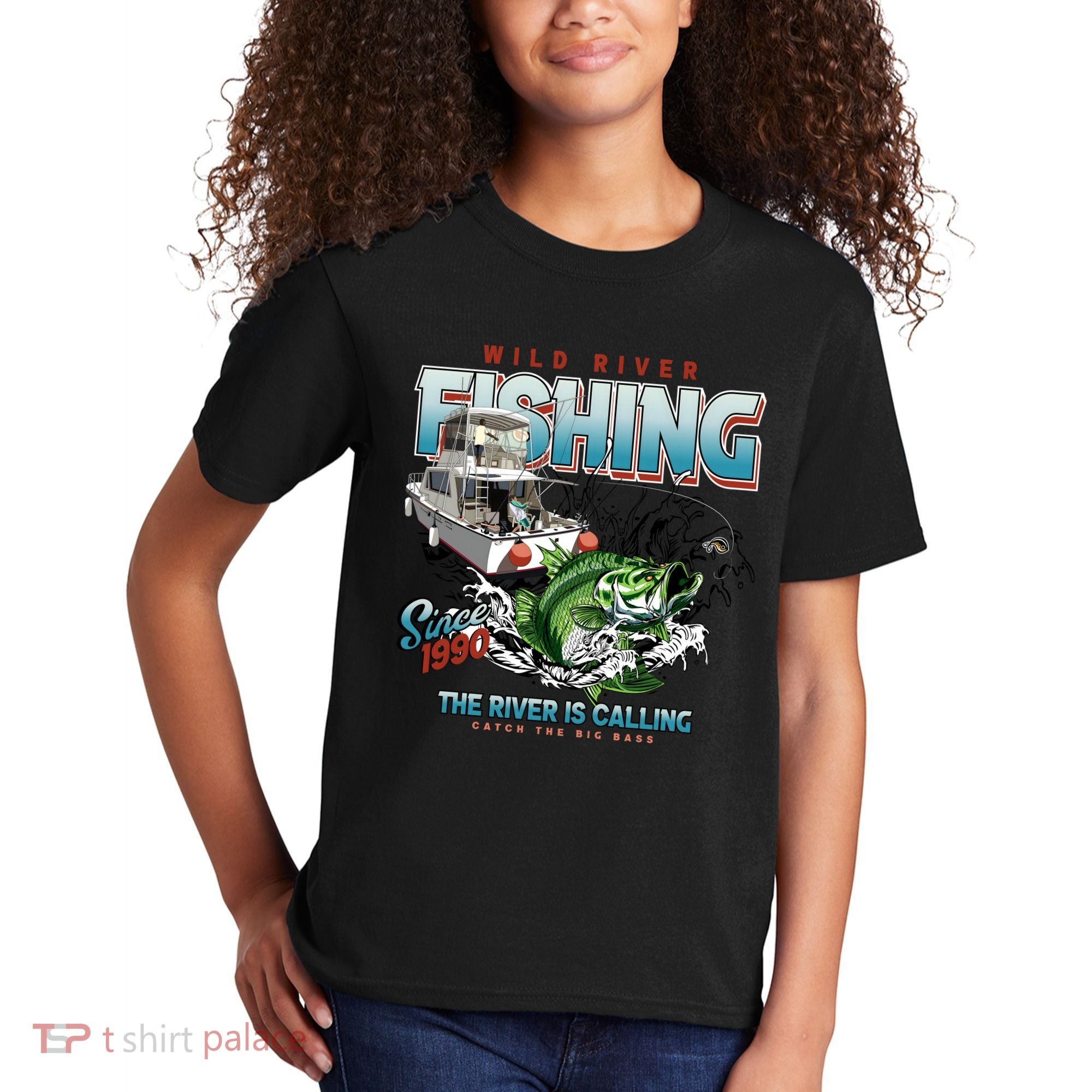 Wild River Fishing Bass Kids T-Shirt