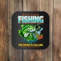 Wild River Fishing The River Is Calling Catch The Big Bass Since 1990 Coaster thumb 0
