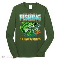 Wild River Fishing The River Is Calling Catch The Big Bass Since 1990 Long Sleeve Shirt thumb 0