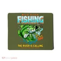 Wild River Fishing The River Is Calling Catch The Big Bass Since 1990 Mousepad thumb 0