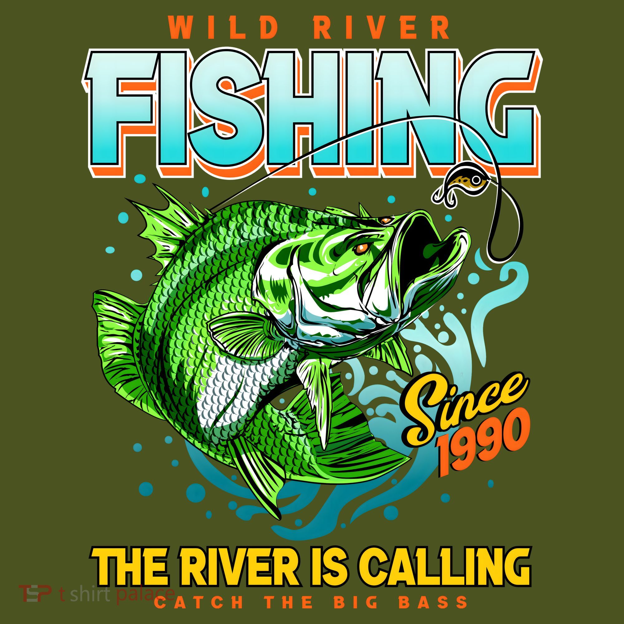 Wild River Fishing The River Is Calling Catch The Big Bass Since 1990 Mousepad