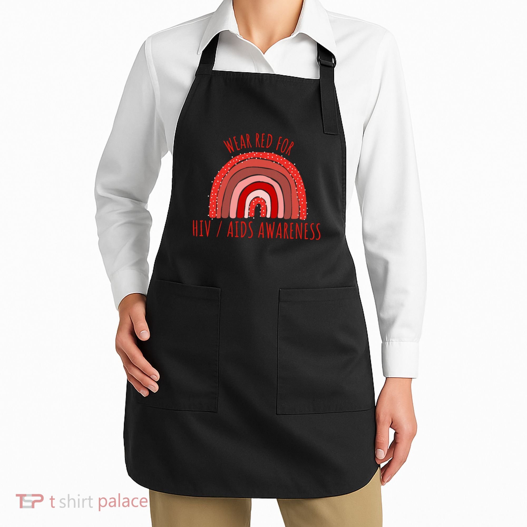 Wear Red For Hiv Aids Awareness Hiv Aids Apron
