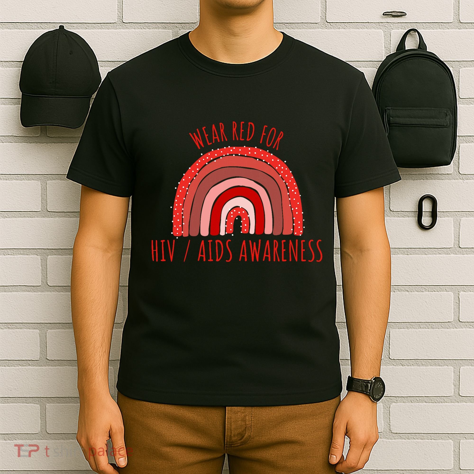 Wear Red For Hiv Aids Awareness Hiv Aids T-Shirt