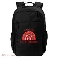 Wear Red For Hiv Aids Awareness Hiv Aids Backpack thumb 0
