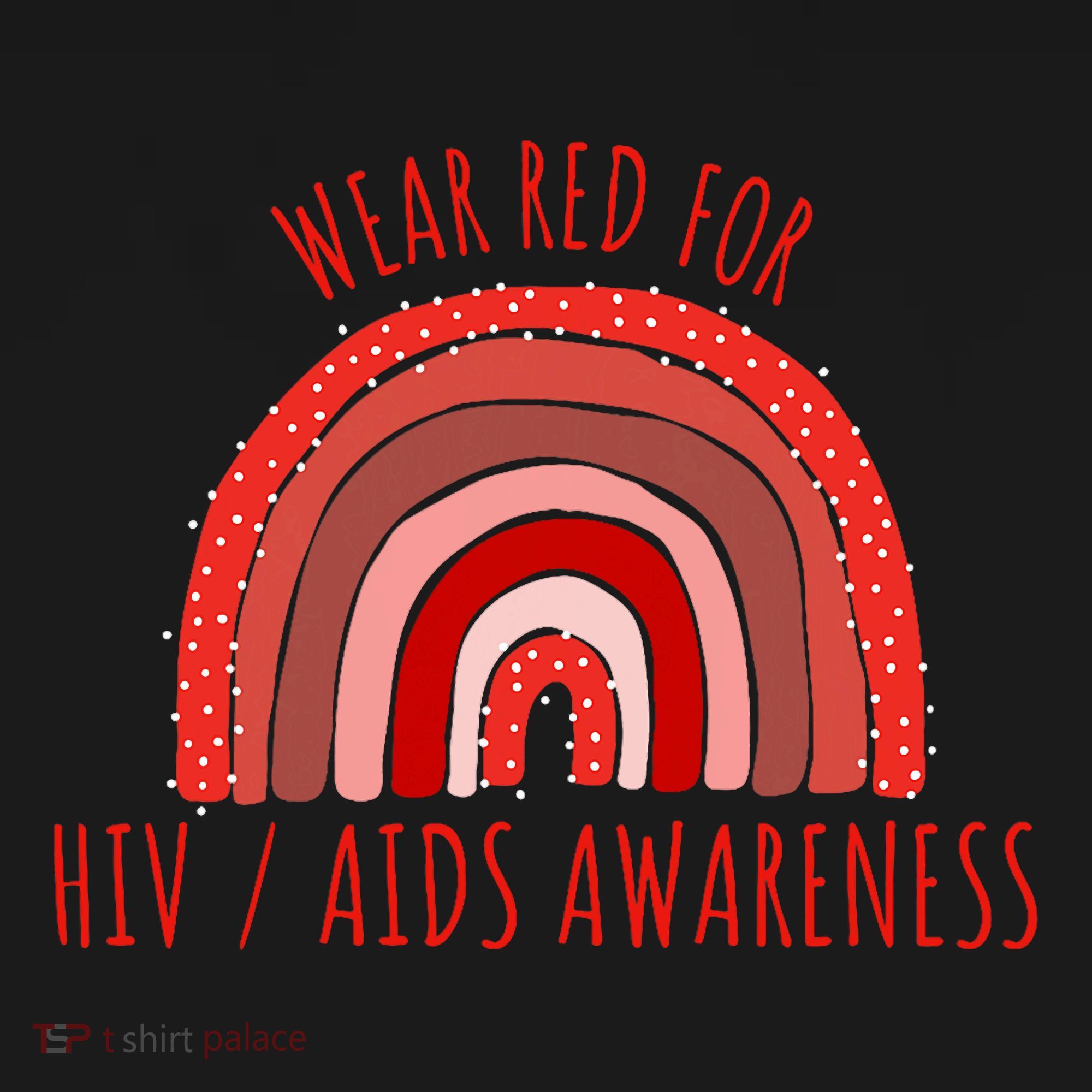 Wear Red For Hiv Aids Awareness Hiv Aids Women's Hoodie