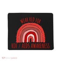 Wear Red For Hiv Aids Awareness Hiv Aids Mousepad thumb 0