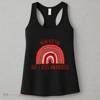 Wear Red For Hiv Aids Awareness Hiv Aids Women's Tank Top thumb 3