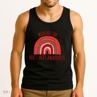 Wear Red For Hiv Aids Awareness Hiv Aids Tank Top thumb 3