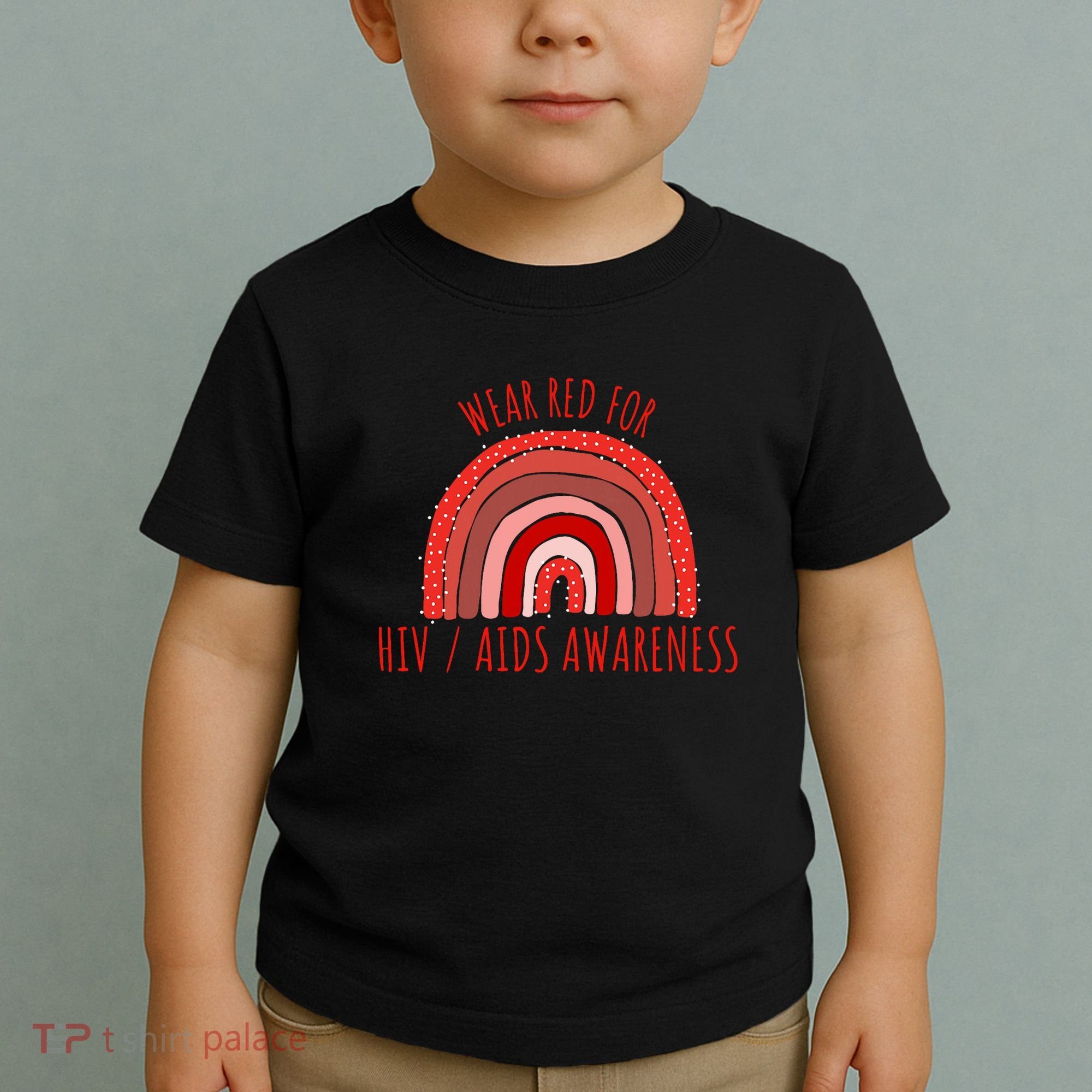 Wear Red For Hiv Aids Awareness Hiv Aids Toddler T-Shirt