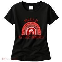 Wear Red For Hiv Aids Awareness Hiv Aids Women's T-Shirt thumb 0