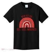 Wear Red For Hiv Aids Awareness Hiv Aids Kids T-Shirt thumb 0