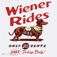 Wiener Rides Free Today Only Funny Wiener Dog Women's Tank Top thumb 5