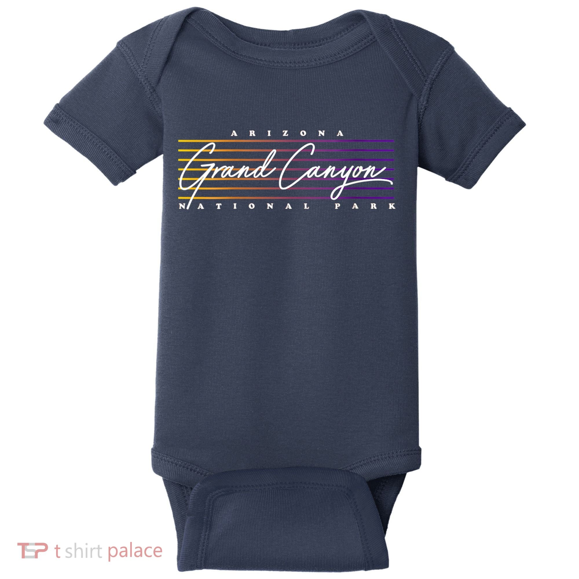 Retro Grand Canyon National Park Baby Bodysuit