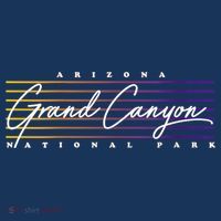 Retro Grand Canyon National Park Kids Long Sleeve Shirt thumb 2