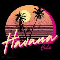 Womens Retro Havana Cuba California Beach Sunset Coffee Mug thumb 5