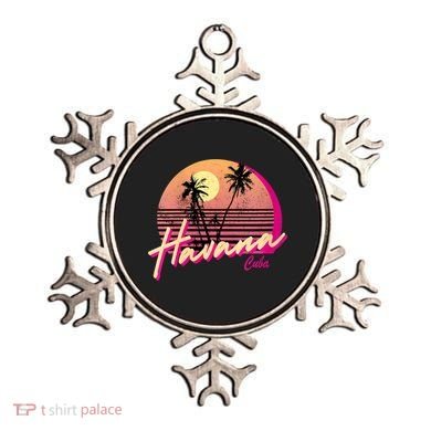 Womens Retro Havana Cuba California Beach Sunset Ornament