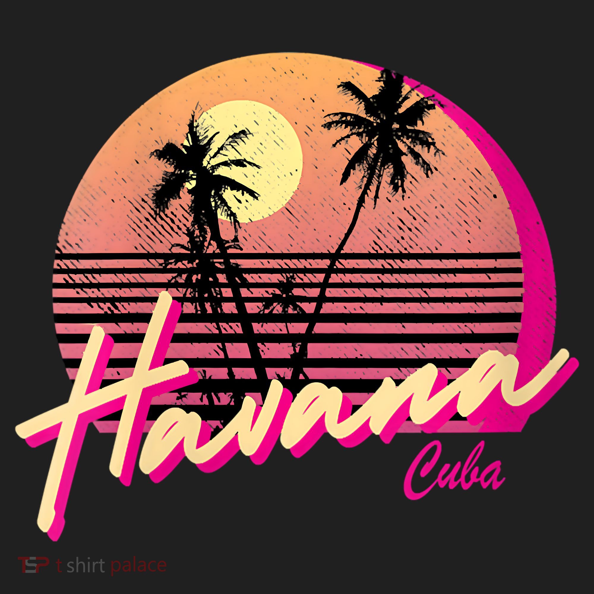 Womens Retro Havana Cuba California Beach Sunset Hat