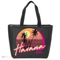 Womens Retro Havana Cuba California Beach Sunset Tote Bag thumb 0
