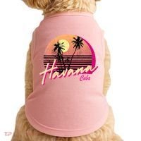 Womens Retro Havana Cuba California Beach Sunset Doggie Tank thumb 0