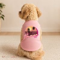 Womens Retro Havana Cuba California Beach Sunset Doggie Tank thumb 2