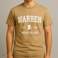 Warren Rhode Island Ri Vintage Athletic Sports T-Shirt thumb 3