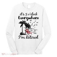 Womens Retirement It's 5 O'Clock Everywhere I'm Retired Summer Long Sleeve Shirt thumb 0