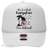 Womens Retirement It's 5 O'Clock Everywhere I'm Retired Summer Hat thumb 0