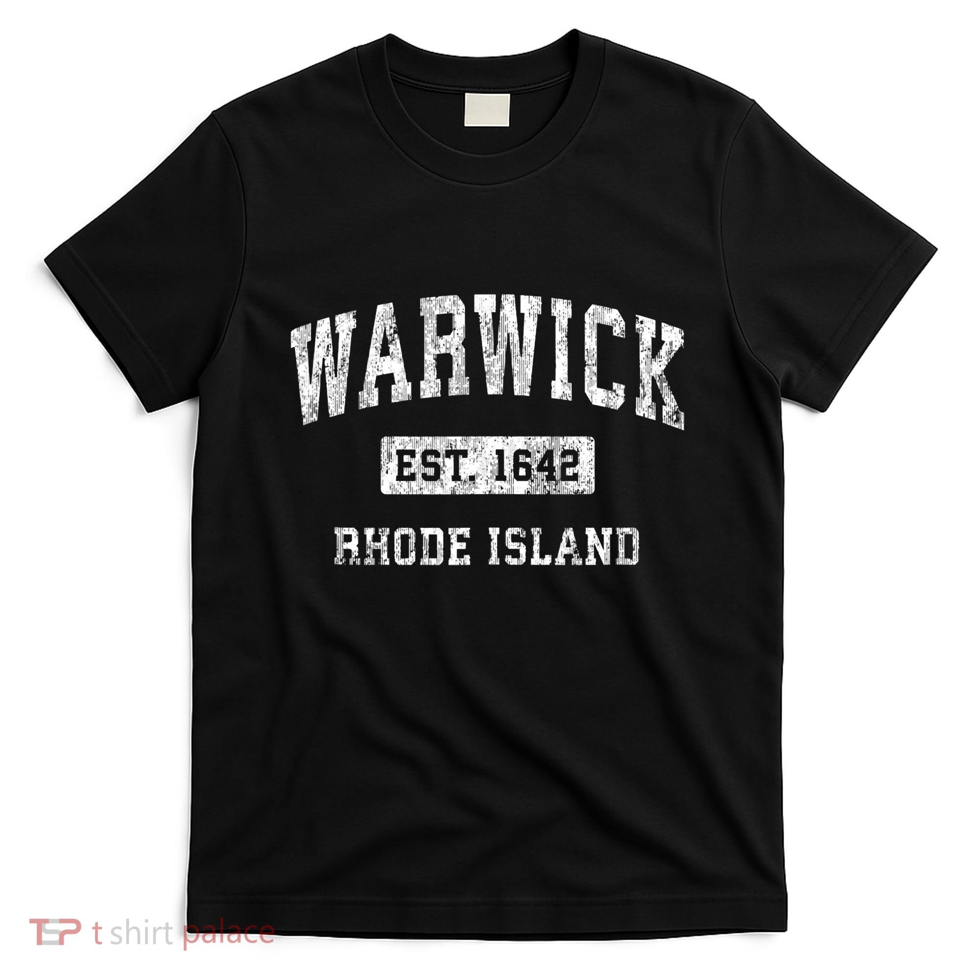 Warwick Rhode Island Ri Vintage Established Sports T-Shirt