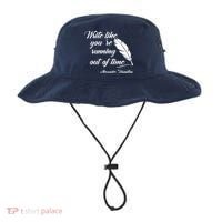 Write Like You're Running Out Of Time - Alexander Hamilton Quote Bucket Hat thumb 0