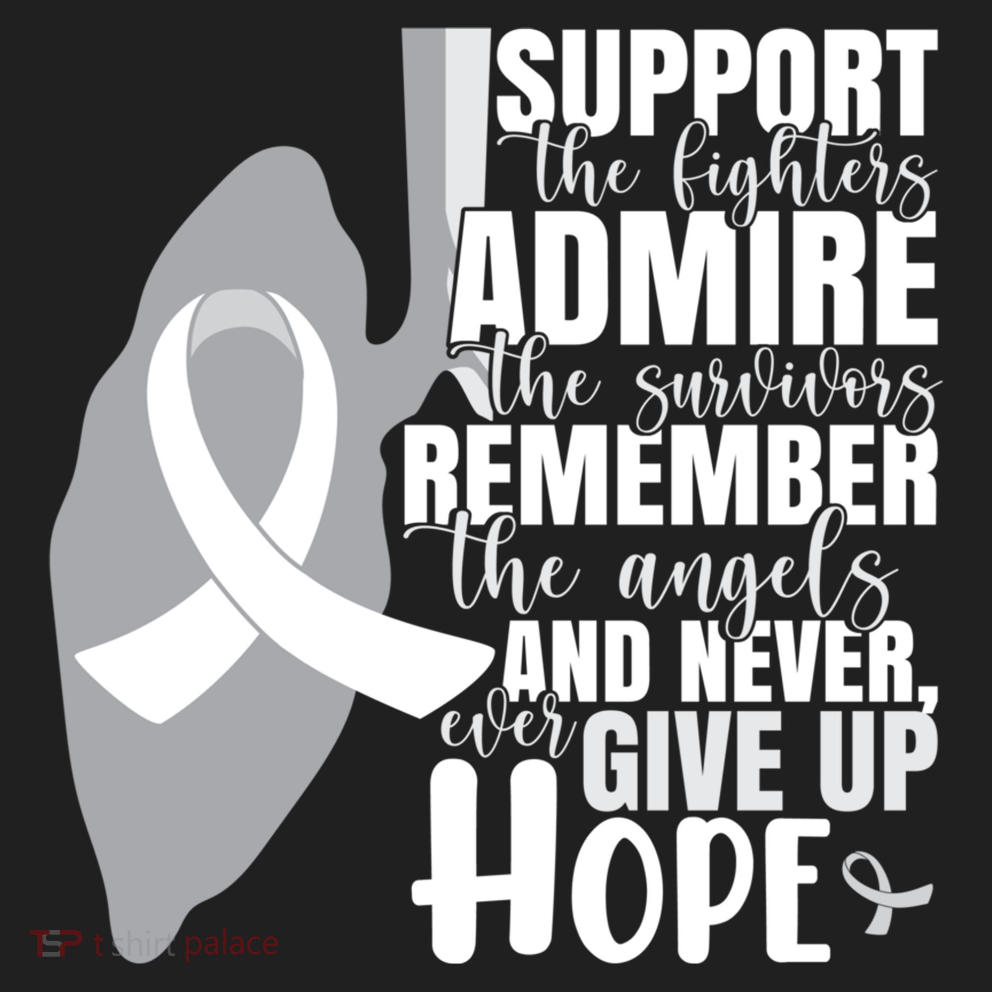 White Ribbon Lung Cancer Warrior Gift Hat
