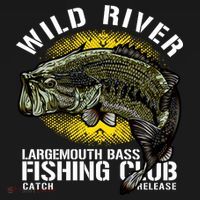 Wild River Largemouth Bass Fishing Club Women's Hoodie thumb 2
