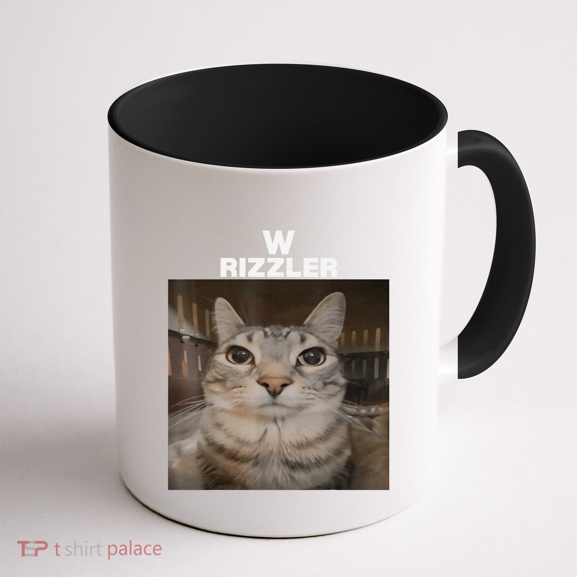 W Rizzler Meme Cat Meme Internet Memes Funny Meme Rizz Genz Coffee Mug