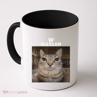 W Rizzler Meme Cat Meme Internet Memes Funny Meme Rizz Genz Coffee Mug thumb 0