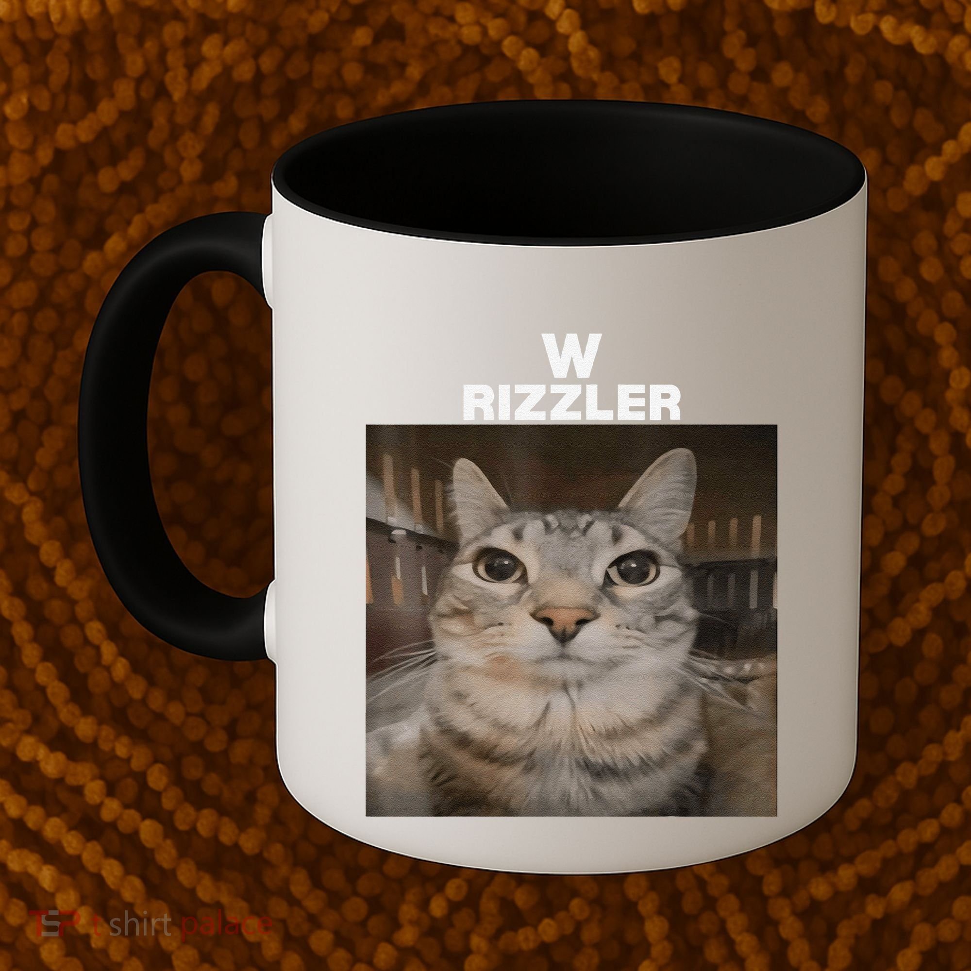 W Rizzler Meme Cat Meme Internet Memes Funny Meme Rizz Genz Coffee Mug