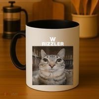 W Rizzler Meme Cat Meme Internet Memes Funny Meme Rizz Genz Coffee Mug thumb 4