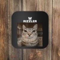 W Rizzler Meme Cat Meme Internet Memes Funny Meme Rizz Genz Coaster thumb 0