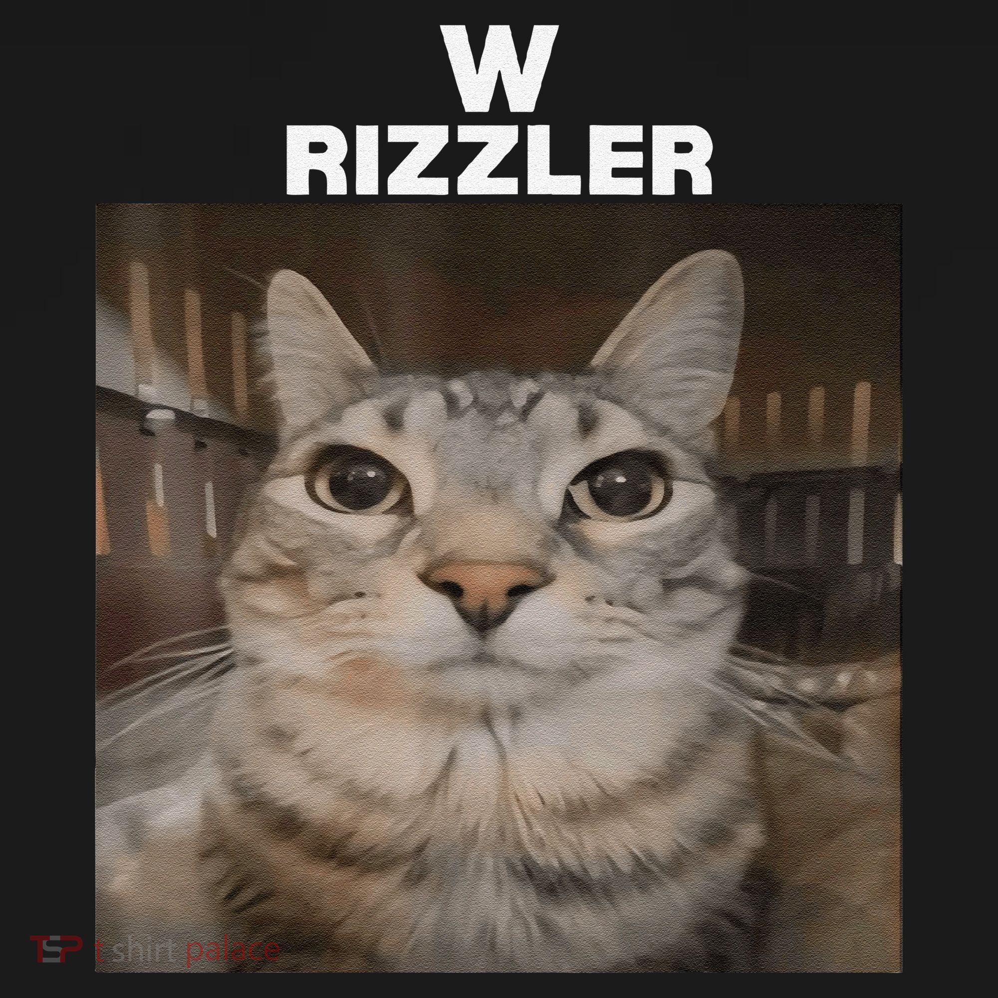 W Rizzler Meme Cat Meme Internet Memes Funny Meme Rizz Genz Women's Tank Top