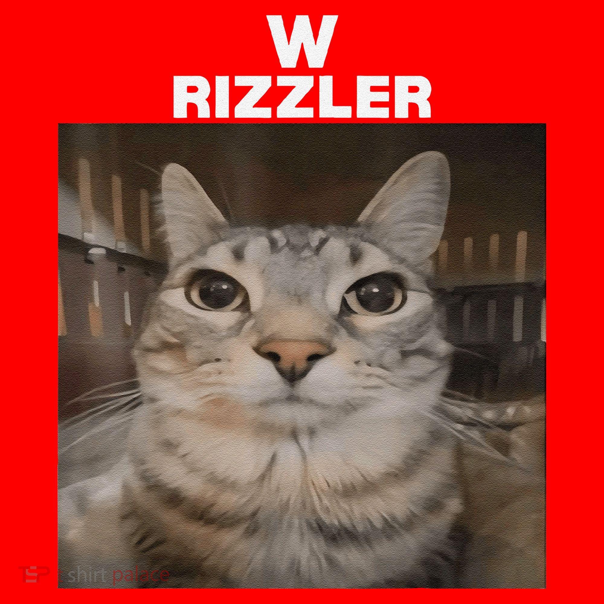 W Rizzler Meme Cat Meme Internet Memes Funny Meme Rizz Genz Santa Hat