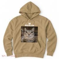 W Rizzler Meme Cat Meme Internet Memes Funny Meme Rizz Genz Hoodie thumb 0