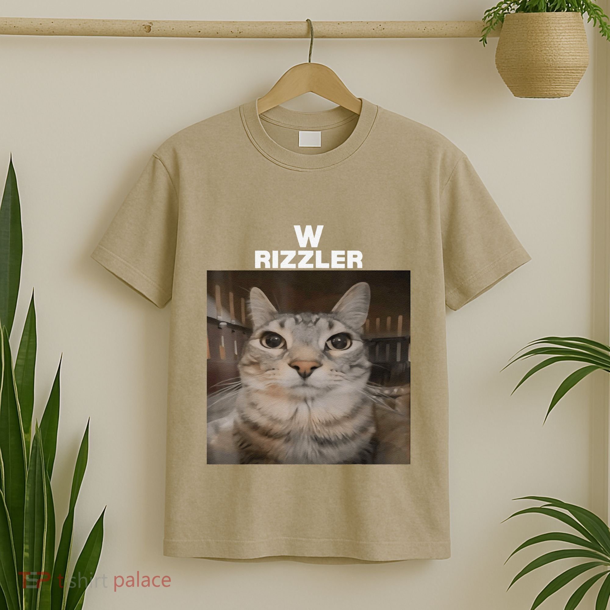 W Rizzler Meme Cat Meme Internet Memes Funny Meme Rizz Genz T-Shirt