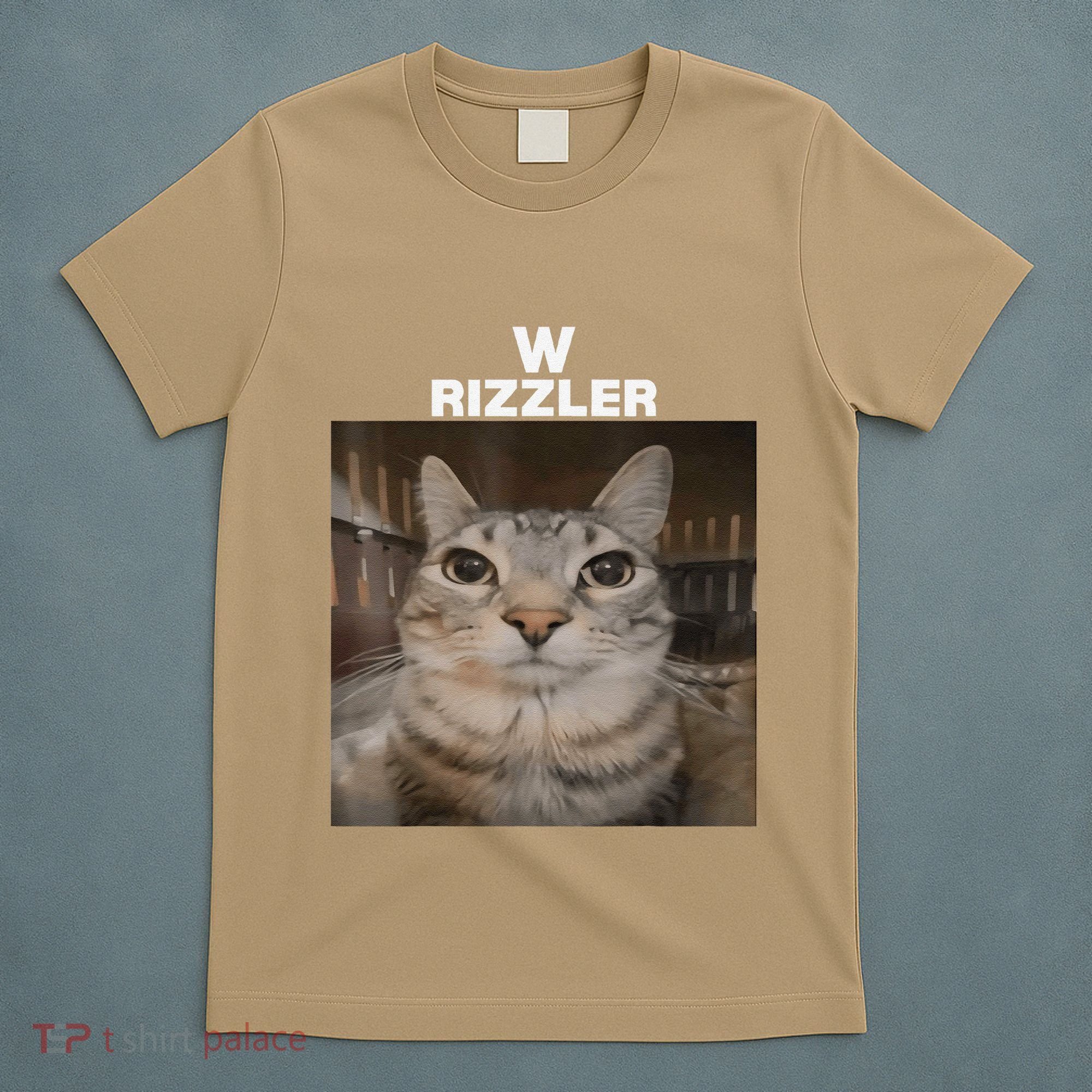 W Rizzler Meme Cat Meme Internet Memes Funny Meme Rizz Genz T-Shirt