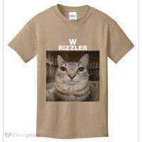 W Rizzler Meme Cat Meme Internet Memes Funny Meme Rizz Genz Kids T-Shirt thumb 0