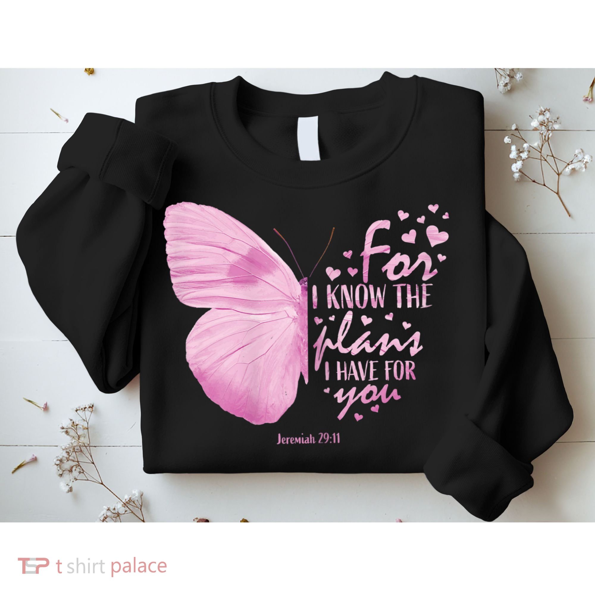Womens Religious Mom Women Christian Bible Verse Butterfly Sweatshirt