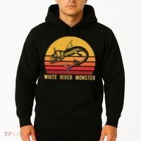 White River Monster Arkansas Cryptid Horned Fish Hoodie thumb 2